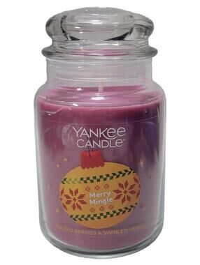 Yankee Candle Merry Mingle Limited Edition 22oz Large Jar Candle NEW